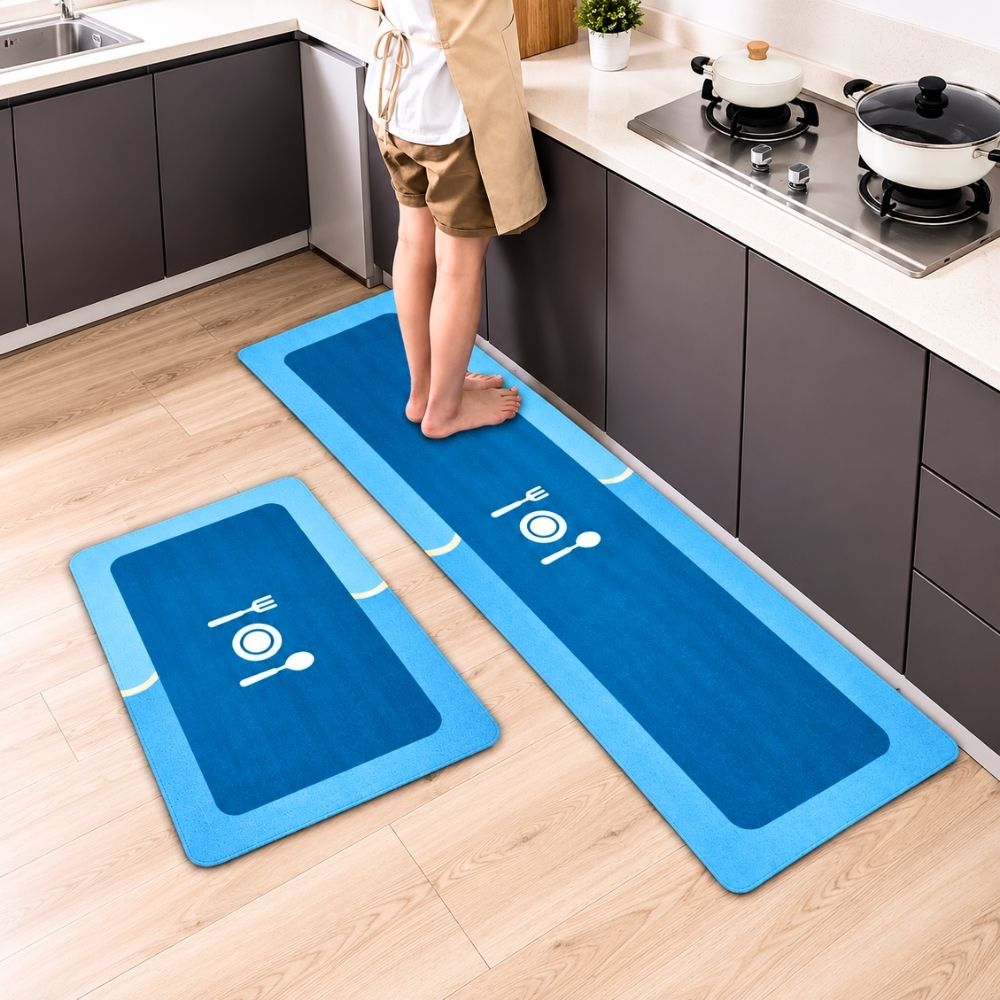 Set de 2 Alfombras Antideslizantes para Cocina