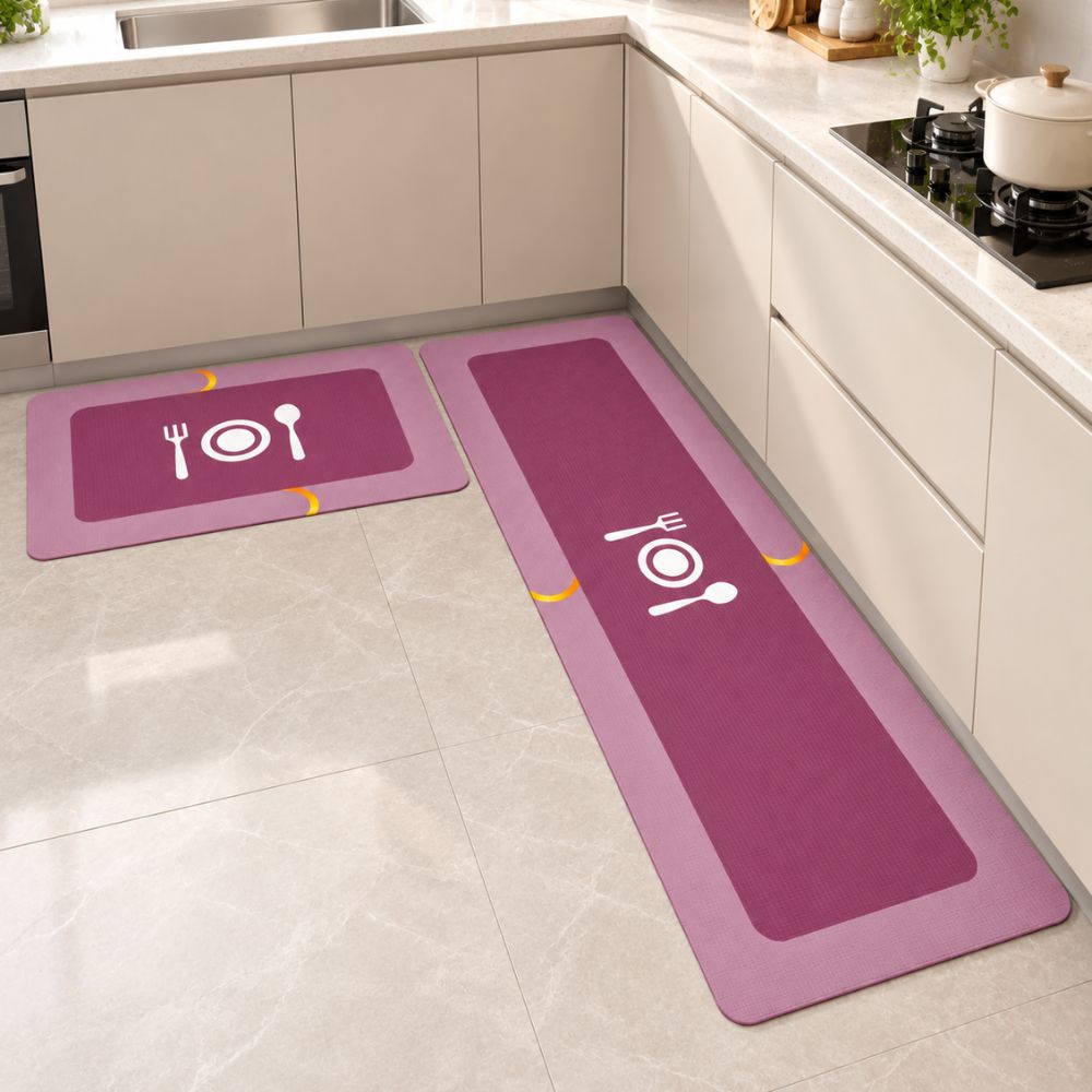 Set de 2 Alfombras Antideslizantes para Cocina