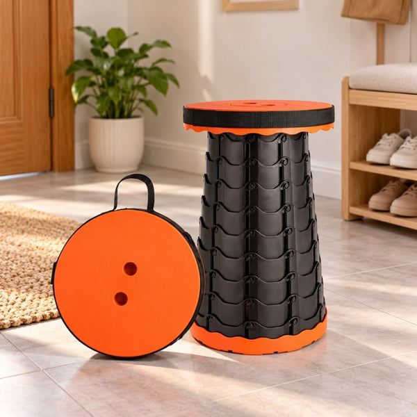 Banco Plegable Portátil - Naranja